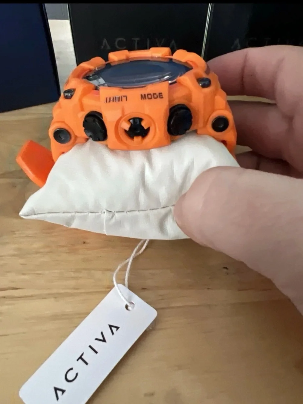Invicta Orange Digital Sport Watch with Black Dial